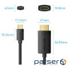 Кабель USB 2.0 Type-C M - HDMI M, 2.0m 4K 60 Гц PVC Black Vention (CRIBH)