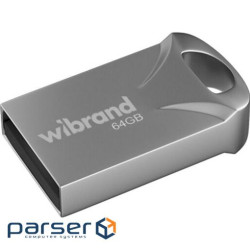 Флешка WIBRAND Hawk 64GB USB2.0 Silver (WI2.0/HA64M1S)
