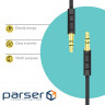 Аудіо-кабель Piko CB-AB11 AUX-AUX 1м , Black (1283126489150)