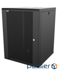 Шафа MIRSAN 19, 16U, WTC, 565x600 мм, максимально 80 кг, чорна (MR.WTC16U60DE.01)