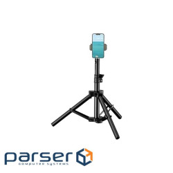 Штатив RTAKO ZJ-ZB01 55CM Matte Finish Carbon Steel Tripod Black (6930539528246)