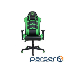 Геймерське крісло GameMax GCR09 Green Gaming Chair зручне ергономічне геймерське крісло GCR09 Green GCR09 Green