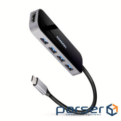 Концентратор USB-C 6IN1 0.2M HMC-6H4A AXAGON