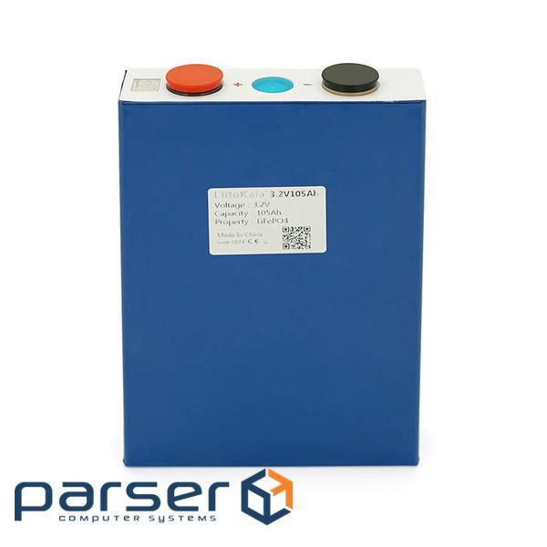 Осередок LiitoKala 3.2V 105AH для складання LiFePo4 акумуляторів, 2.4kg (Lii-3.2V105AH) , 2.4kg (Lii-3.2V105AH)