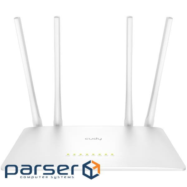 Маршрутизатор Cudy WR300S, Wi-Fi, 802.11b/g/n, 300Mbps 2.4GHz, 5&times;10/100Mbps, 4&times;5dBi an, WiFi, IPv6