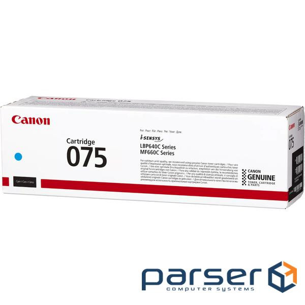 Картридж синій 1,3К для MF66x CANON Cartridge 075 Cyan (1.3K) (6364C002AA)