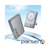 Батарея універсальна HOCO 10000mAh Sunlight PD/20W Magnetic with stand Metal Grey (Q36A / 714987)