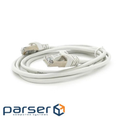Патч-корд литий MERLION, FTP, RJ45, Cat.5e, 1.5m, сірий, CCA, Q200 (PCM-CCA-5E / 1.5G)