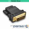 Перехідник DVI 24+1 M to HDMI F black Ugreen (20124) (UGR-20124)