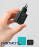 Зарядний пристрій BASEUS Super Si Quick Charger 1C PD 25W Black w/Type-C to Type-C c (TZCCSUP-L01)