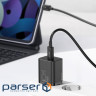 Зарядний пристрій BASEUS Super Si Quick Charger 1C PD 25W Black w/Type-C to Type-C c (TZCCSUP-L01)