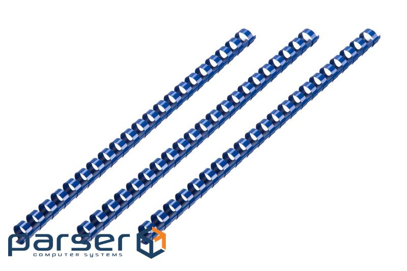 Пластикові пружини для біндера 2E, 32мм, сині, 50шт (2E-PL32-50CY) (2E-PL32-50CY)