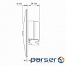 ТВ розетка Videx BINERA TV+SAT кінцева чорний графіт (VF-BNSK2TVSATE-BG)