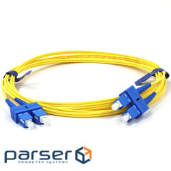 Патч корд SC/UPC-SC/UPC SM 1.5m Duplex Slim (UPC-1.5SCSC(SM)D(ON)S)