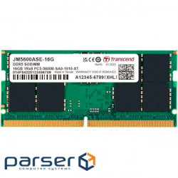 Memory module TRANSCEND JetRam SO-DIMM DDR5 5600MHz 16GB (JM5600ASE-16G)