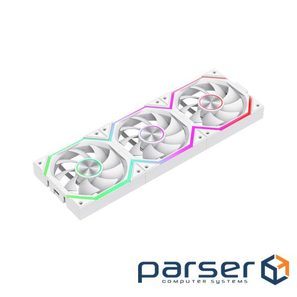 Кулер для корпусу KIT 3*120мм 3pin AURA (M/F)&4pin PWM Air Flow58,6 CFM Static Air P (FN12A-N2 WL-W)