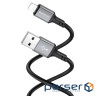 Кабель BOROFONE BX83 iP Famous silicone charging data cable Black (6974443386356)