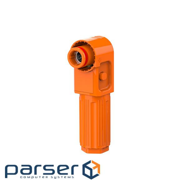 Силовий роз&apos,єм для АКБ SRDB-100 (тато), кутовий, 100А, 1500V, IP67, Orange , 1500V, IP67, Orange