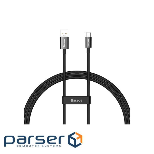 Кабель Baseus Superior Series (SUPERVOOC) Fast Charging Data Type-C 65W (1m) black (CAYS000901)