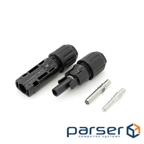 Конектор MC4 1500V, 50A, луджений-мідний суцільна клема, під переріз 2.5-6mm2, під ка (CN40-CM-10-6) (CN40-CM-10-6)