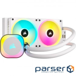 Water cooling system CORSAIR iCUE Link H100i RGB White (CW-9061005-WW)