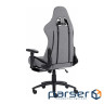 Ігрове крісло GT Racer X-2534-F Gray/Black Suede (X-2534-F Fabric Gray/Black Suede)