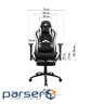 Ігрове крісло GT Racer X-2534-F Gray/Black Suede (X-2534-F Fabric Gray/Black Suede)