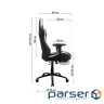 Ігрове крісло GT Racer X-2534-F Gray/Black Suede (X-2534-F Fabric Gray/Black Suede)