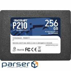 SSD PATRIOT P210 256GB 2.5" SATA (P210S256G25)