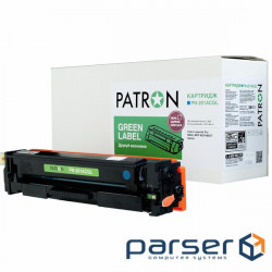 Картридж Patron HP CLJ CF401A для M252/M274/M277 Cyan, GREEN Label (PN-201ACGL)