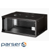19" 4U wall mounting cabinet, SOHO PRO 240 x 540 x 400 mm, black (DN-49201)