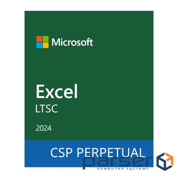 Офісний додаток Microsoft Excel LTSC 2024 Commercial Software, Perpetual (DG7GMGF0PN5H_0002)
