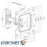 Кронштейн Brateck LPA68-221, 23" - 42", до 30 кг, VESA від 100x100 до 200x200Кут нахилу: -8º ~ +5º, : -8º ~ +5º,