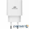 Зарядний пристрій RIVACASE Rivapower PS4102 WD5 1xUSB-A, 1xUSB-C, PD3.0, QC3. (PS4102 WD5 (White))
