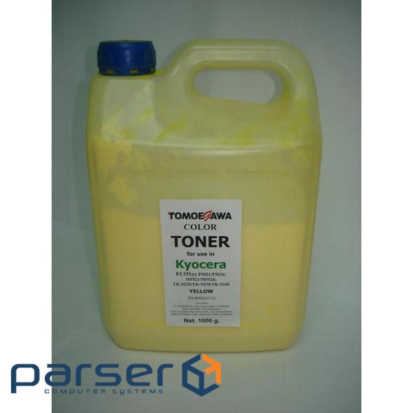 Тонер KYOCERA TK-5220/TK-5230/TK-5240, 1кг Yellow Tomoegawa (TG-KM5021Y-1)