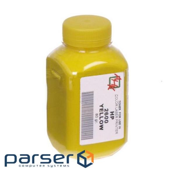 Тонер HP CLJ 1600/2600/2605, 80г Yellow AHK (1500820)