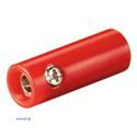 Socket FreeEnd-Banana,/F with screw Red, red (75.01.1379-1)