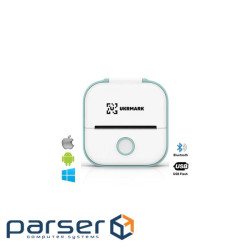 Принтер чеків UKRMARK P02GN Bluetooth, біло-зелений (900912)