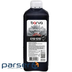 Чорнило Barva Epson 112 1 л, special, black (E112-1018)