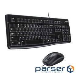 Комплект клавіатура та миша Logitech MK120 CORDED KEYBOARD AND MOUSE COMBO Black (USB) (920-002552)