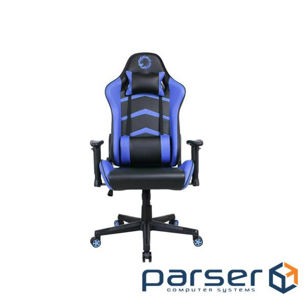 Геймерське крісло GameMax GCR09 Blue Gaming Chair ручне ергономічне геймерське крісло GCR09 Blue GA GCR09 Blue GA
