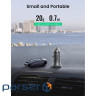 Зарядний пристрій Ugreen CD130 20W USB + Type-C PD Car Charger (Gray) (30780)