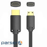 Кабель Vention HDMI-miniHDMI, 2 m, v2.0 (AGHBH)