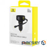 АЗУ Baseus Enjoyment Pro Car Charger C+Retractable Type-C Cable 60W black (C00057802111-01)