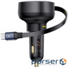 АЗУ Baseus Enjoyment Pro Car Charger C+Retractable Type-C Cable 60W black (C00057802111-01)