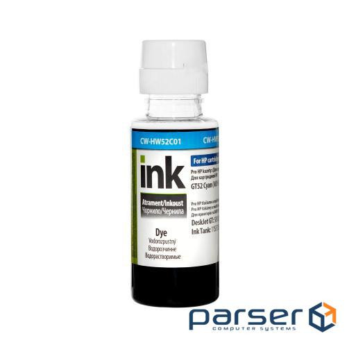 Чорнило ColorWay HP Ink Tank 115/315/415 100мл Cyan (CW-HW52C01)