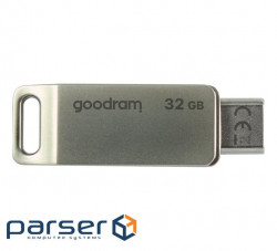 Флеш-накопичувач USB3.0 32GB OTG Type-C GOODRAM ODA3 Silver (ODA3-0320S0R11)