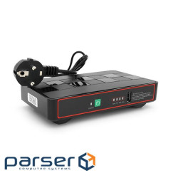 ДБЖ Green Wave Ecoputer-P60W для роутерів / комутаторів / PON / POE, 12V / USB-2A, (GWUPS-60W-12000) / PON / POE, 12V / USB-2A, (GWUPS-60W-12000)