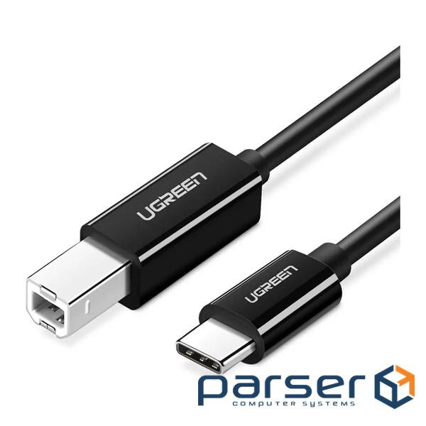 Кабель для принтера USB-C 2.0 to BM 2.0m US241 black Ugreen (50446)
