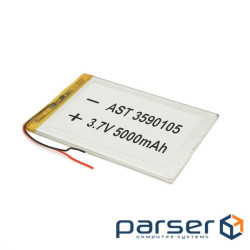 Літій-полімерний акумулятор 3.5*90*105mm (Li-ion 3.7В 3000мА&middot,год) (3590105) ) (3590105)